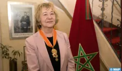 توشيح سفيرة بلجيكا السابقة بالمغرب بالوسام العلوي من درجة قائد