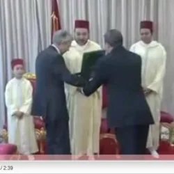 الملك يستقبل المنوني ومعتصم
