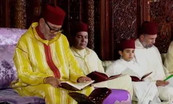 أمير المؤمنين يترأس حفلا دينيا إحياء للذكرى السابعة والعشرين لوفاة جلالة المغفور له الملك الحسن الثاني