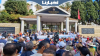الشغيلة التعليمية تحتج وترفع شعارات قوية ضد النظام الأساسي لبنموسى