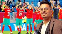 الفنان "حاتم عمور" يفاجئ عناصر المنتخب تزامنا مع تألقها اللافت بـ"مونديال العرب"