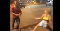 بالفيديو.. تأديب شاب اعتدى على فتاة بالضرب