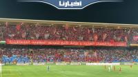 شعار قوي من جماهير الوداد نصرة للقضية الفلسطينية