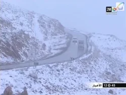 ميدلت مدينة التفاح تحت الثلوج
