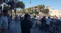 الجالية المغربية باسبانيا تحتج ضد العنصرية وعلى مقتل شاب مغربي على يد الشرطة الاسبانية بدم بارد