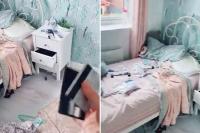 بالفيديو..ترغم ابنتها على تنظيف غرفتها بحيلة ذكية