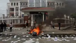 نيبال.. إنقاذ زوجة وزير سابق من حريق ووفاة زوجة رئيس وزراء خلال الاحتجاجات