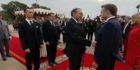 مباشر- استقبال الرئيس الفرنسي إيمانويل ماكرون بالرباط