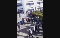 السيبة .. مجرم "يشرمل" تلاميذ ثانوية بتطوان و يرسل ثلاثة منهم الى المستشفى (فيديو)