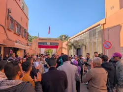 أزيد من 200 موظف اعتصموا اليوم بمستشفى ابن زهر بمراكش