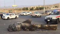 بالصور:  آثار سقوط شظايا صاروخ أطلقه الحوثيون على أحياء سكنية بالرياض