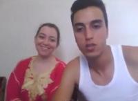 مكناسي و صديقته الأمريكية يوجهان رسالة خاصة للسيمو و ريبيكـا  
