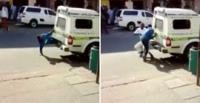 بالفيديو.. نجاح لصين في الهرب من سيارة الشرطة