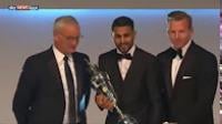 تتويج الجزائري رياض محرز لاعب ليستر بجائزة أفضل لاعب بالدوري الإنجليزي