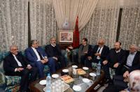بالصور:"خالد مشعل" ينوه بالملك وحزب "العدالة والتنمية" وبهذا وصف التجربة السياسية المغربية