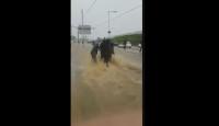 فيديوهات جديدة و خطيرة لفيضانات مدينة سلا
