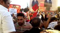 الوقفة الإحتجاجية أمام سفارة الجزائر