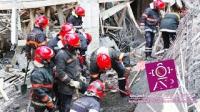 انتشال أول جثة ضحايا انهيار عمارة بالدارالبيضاء وبودريقة يحمل العمال مسؤولية الحادث