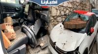 الرياح القوية تتسبب في تحطيم سيارات وسقوط أشجار بمدينة تطوان