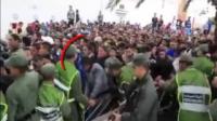 فيديو..شاهد لحظة دهس شرطي من طرف جمهور الجيش الملكي