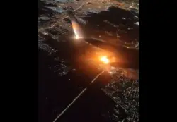 بالفيديو...ركاب طائرة يرصدون انفجارا ضخما في الأرجنتين..