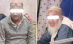 المتهم على اليمين والضحية على اليسار