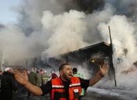 استشهاد طفل في غارة جوية على مسجد في غزة