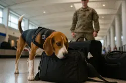 ركل كلب كشفه.. ترحيل مصري حاول تهريب مكونات المحشي إلى أمريكا