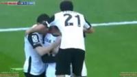 الهدف الثاني لبلنسية في شباك برشلونة