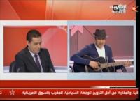 عصام كمال يغني مباشرة من داخل نشرة الاخبار دوزيم‏