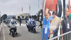 شاهد أجواء استقبال شباب قسنطينة الجزائري بمطار وجدة استعدادا لمواجهة نهضة بركان