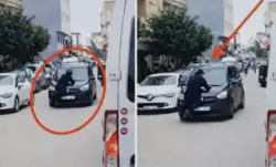 طنجة.. توقيف “خطاف” بعد دهس شرطي وسحله على غطاء سيارته