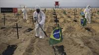 البرازيل تسجل 15239 إصابة و570 وفاة جديدة بكورونا