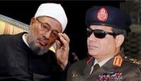 القرضاوي يصِفُ السيسي بـ "الخائن" ،ويقول إن عهد الحرية انتهى