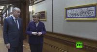ميركل لأردوغان: هل تستطيع أن تكتب بالعربي؟