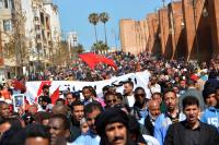 الاعلام الجزائري : مسيرة الرباط شارك فيها "حُفنة" من المغاربة
