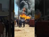 حريق مهول داخل سوق بمركز سميمو بإقليم الصويرة (فيديو)