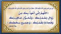 أعوذ بك من زوال نعمتك