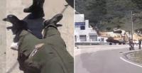 نقل قائد على متن مروحية عسكرية بعد تعرضه لاعتداء شنيع ضواحي الفنيدق (فيديو)