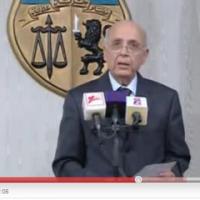 الغنوشي يعلن تسلمه السلطة خلفًا لزين العابدين بن علي 