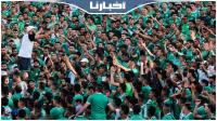 جماهير الرجاء تشجع طيلة 90 دقيقة