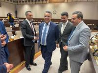 وزير العدل "عبد اللطيف وهبي" يلتقي رئيس مجلس النواب العراقي