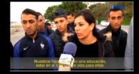 شرطة سبتة تضبط مجموعة من المهاجرين الجزائريين يقيمون في مخيم الافارقة