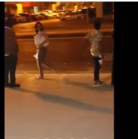 مغربية سكرانة منوضاها فشواراع أبو ظبي بالإمارات
