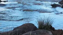 اللهم بارك...واد "ملوية " نواحي ميدلت يعود للانتعاش مجددا بفضل التساقطات المطرية