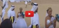 إماراتي يحتفل بزواجه من فتاة ‏فرنسية‬ في ‫ لصحراء‬ بطريقة ‏غريبة‬ جدا
