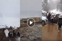 صفارات الانذار تطالب زوار محطة ميشليفن الجبلية بمغادرة المكان حالا