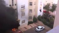 حريق إقامة بأكادير