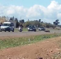 حصريا :حادثة سير بين سيارة للدرك الملكي ودراجة نارية