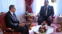 الملك يستقبل العنصر و بن عبد الله